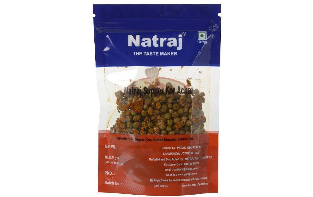 Natraj Supper Ker Achar    Pack  400 grams